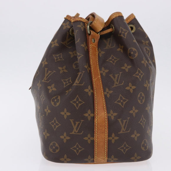 LOUIS VUITTON Monogram Petit Noe Shoulder Bag M42226 LV Auth 193342