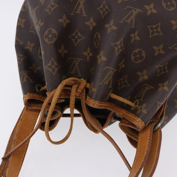 LOUIS VUITTON Monogram Petit Noe Shoulder Bag M42226 LV Auth 193342