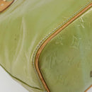 LOUIS VUITTON Monogram Vernis Houston Hand Bag Baby Blue M91005 LV Auth 193343-18