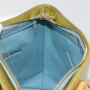LOUIS VUITTON Monogram Vernis Houston Hand Bag Baby Blue M91005 LV Auth 193343-22