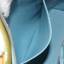 LOUIS VUITTON Monogram Vernis Houston Hand Bag Baby Blue M91005 LV Auth 193343-26