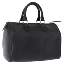 LOUIS VUITTON Epi Speedy 25 Hand Bag Black M59042 LV Auth 193346V-1