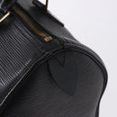 LOUIS VUITTON Epi Speedy 25 Hand Bag Black M59042 LV Auth 193346V-19