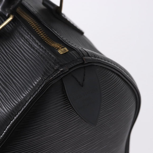 LOUIS VUITTON Epi Speedy 25 Hand Bag Black M59042 LV Auth 193346V
