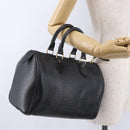 LOUIS VUITTON Epi Speedy 25 Hand Bag Black M59042 LV Auth 193346V-22