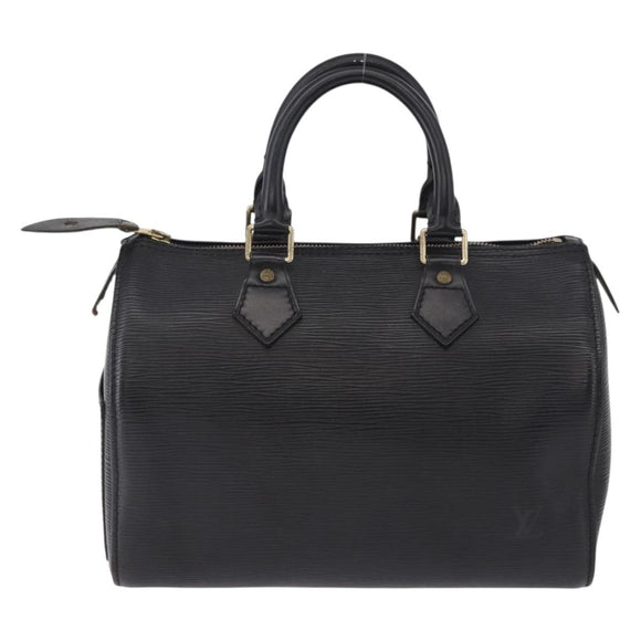 LOUIS VUITTON Epi Speedy 25 Hand Bag Black M59042 LV Auth 193346V