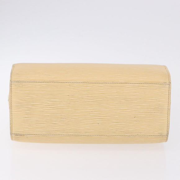 LOUIS VUITTON Epi Pont Neuf Hand Bag Vanilla Cream M5205A LV Auth 193347