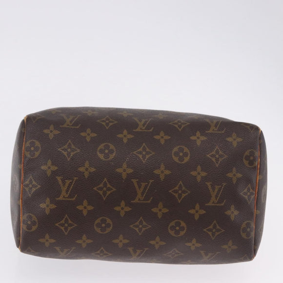 LOUIS VUITTON Monogram Speedy 25 Hand Bag M41528 LV Auth 193349