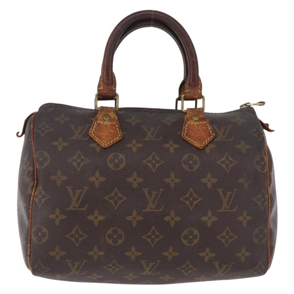 LOUIS VUITTON Monogram Speedy 25 Hand Bag M41528 LV Auth 193349