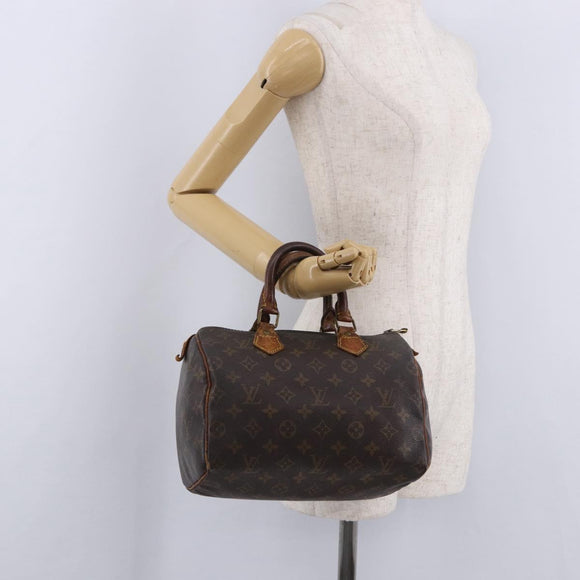 LOUIS VUITTON Monogram Speedy 25 Hand Bag M41528 LV Auth 193349