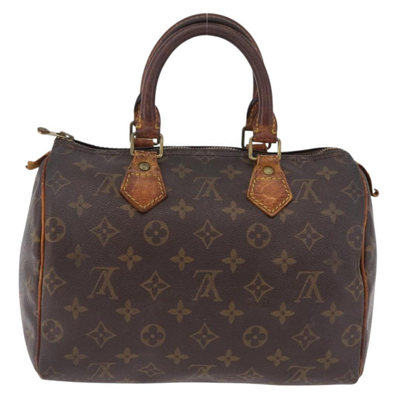 LOUIS VUITTON Monogram Speedy 25 Hand Bag M41528 LV Auth 193349