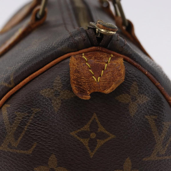 LOUIS VUITTON Monogram Speedy 25 Hand Bag M41528 LV Auth 193349
