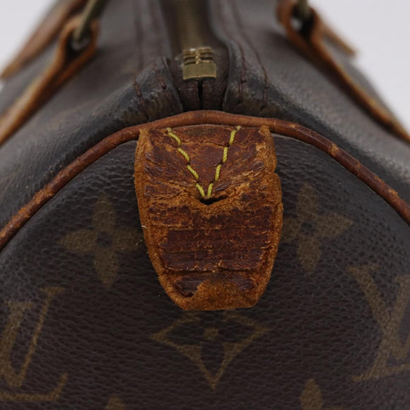 LOUIS VUITTON Monogram Speedy 25 Hand Bag M41528 LV Auth 193349