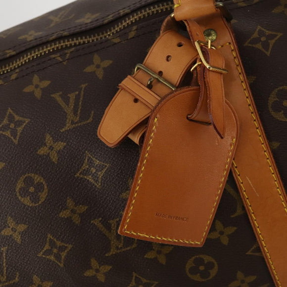 LOUIS VUITTON Monogram Keepall 55 Boston Bag M41424 LV Auth 193350A