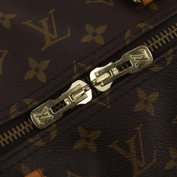 LOUIS VUITTON Monogram Keepall 55 Boston Bag M41424 LV Auth 193350A