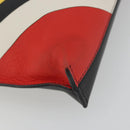 LOEWE Shoulder Bag Leather Multicolor Gold Auth 193351V-12
