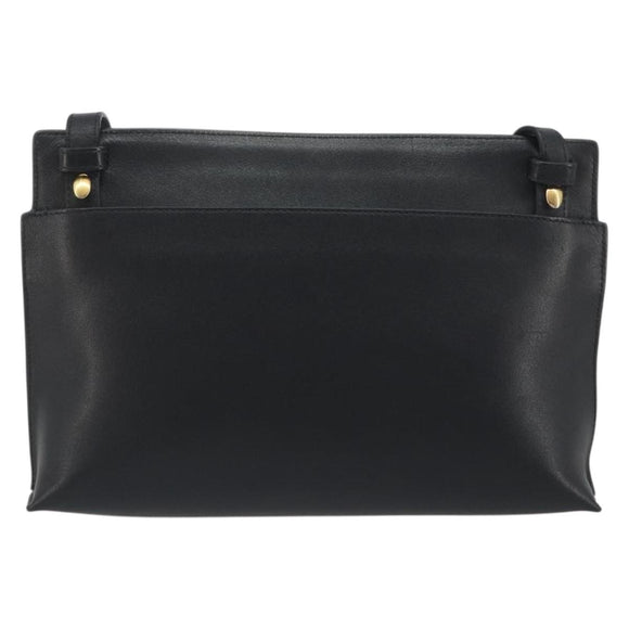 LOEWE Shoulder Bag Leather Multicolor Gold Auth 193351V