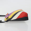 LOEWE Shoulder Bag Leather Multicolor Gold Auth 193351V-5
