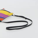 LOEWE Shoulder Bag Leather Multicolor Gold Auth 193351V-7