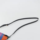 LOEWE Shoulder Bag Leather Multicolor Gold Auth 193351V-8