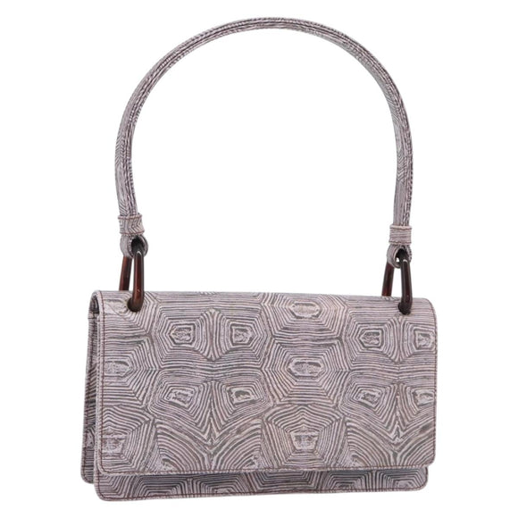 PRADA Shoulder Bag Leather Pink Auth 193352V