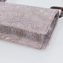 PRADA Shoulder Bag Leather Pink Auth 193352V-12