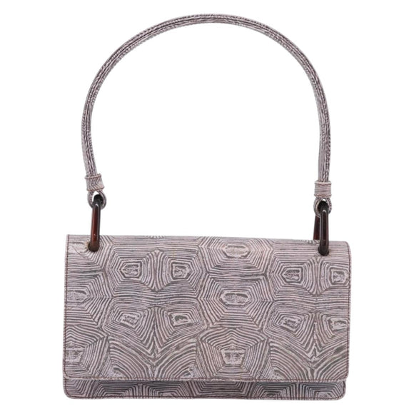 PRADA Shoulder Bag Leather Pink Auth 193352V