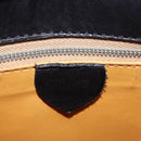 CELINE Shoulder Bag Leather Black Gold Auth 193354-18