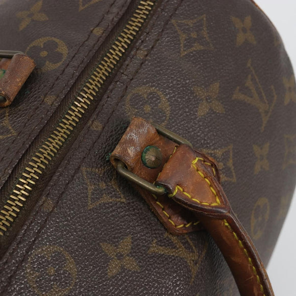 LOUIS VUITTON Monogram Speedy 30 Hand Bag M41526 LV Auth 193357