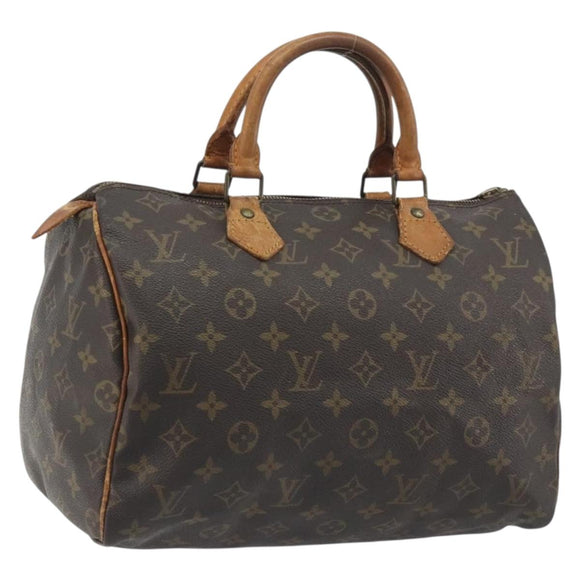 LOUIS VUITTON Monogram Speedy 30 Hand Bag M41526 LV Auth 193360