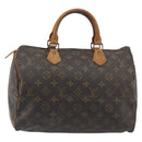 LOUIS VUITTON Monogram Speedy 30 Hand Bag M41526 LV Auth 193360-13