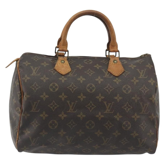 LOUIS VUITTON Monogram Speedy 30 Hand Bag M41526 LV Auth 193360
