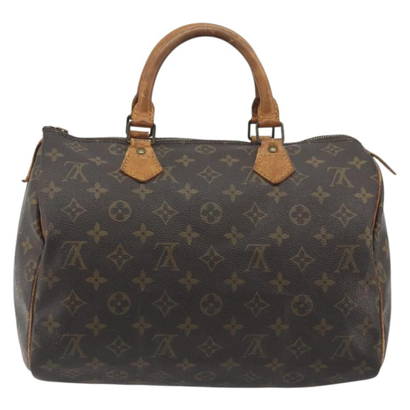 LOUIS VUITTON Monogram Speedy 30 Hand Bag M41526 LV Auth 193360