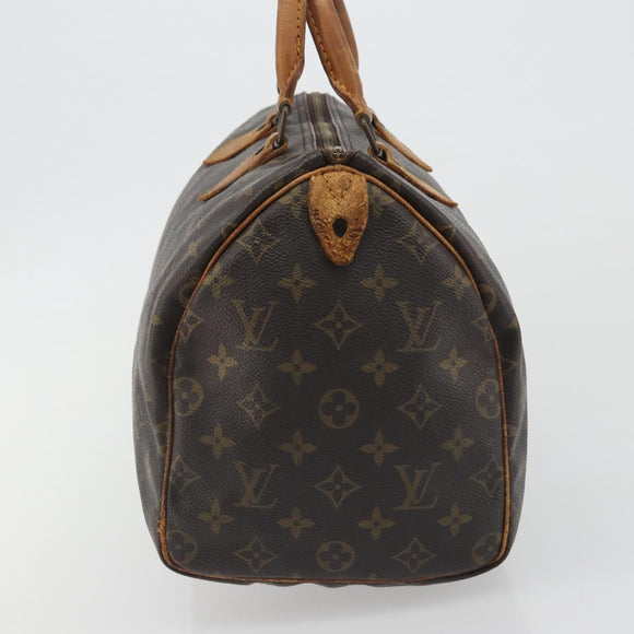 LOUIS VUITTON Monogram Speedy 30 Hand Bag M41526 LV Auth 193360