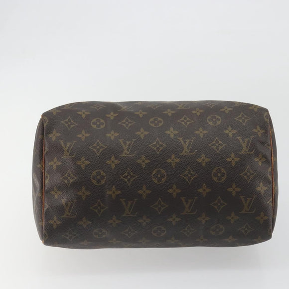 LOUIS VUITTON Monogram Speedy 30 Hand Bag M41526 LV Auth 193360