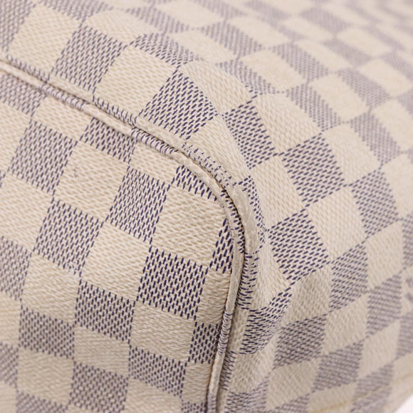 LOUIS VUITTON Damier Azur Neverfull GM Tote Bag N41360 LV Auth 193361