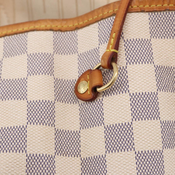 LOUIS VUITTON Damier Azur Neverfull GM Tote Bag N41360 LV Auth 193361