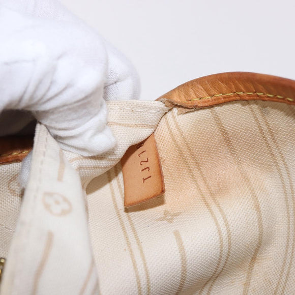 LOUIS VUITTON Damier Azur Neverfull GM Tote Bag N41360 LV Auth 193361