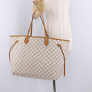 LOUIS VUITTON Damier Azur Neverfull GM Tote Bag N41360 LV Auth 193361-23
