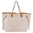 LOUIS VUITTON Damier Azur Neverfull GM Tote Bag N41360 LV Auth 193361-3