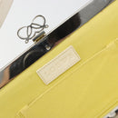 LOEWE Shoulder Bag Leather White Silver Auth 193364-18