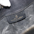 GUCCI GG Supreme Web Sherry Line Bag PVC Black Gold 41 02 085 Auth 193365-17