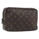LOUIS VUITTON Monogram Trousse Toilette 23 Clutch Bag M47524 LV Auth 193367-1