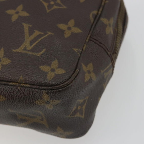 LOUIS VUITTON Monogram Trousse Toilette 23 Clutch Bag M47524 LV Auth 193367