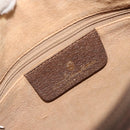 GUCCI GG Supreme Web Sherry Line Bag PVC Beige Gold 89 02 032 Auth 193368-16