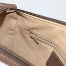GUCCI GG Supreme Web Sherry Line Bag PVC Beige Gold 89 02 032 Auth 193368-20