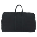 Christian Dior Canage Boston Bag Nylon Black Gold Auth 193370A-3