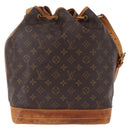 LOUIS VUITTON Monogram Noe Shoulder Bag M42224 LV Auth 193371-2
