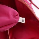 PRADA Tote Bag Nylon Gold Pink Auth 193372A-22