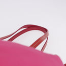 PRADA Tote Bag Nylon Gold Pink Auth 193372A-8